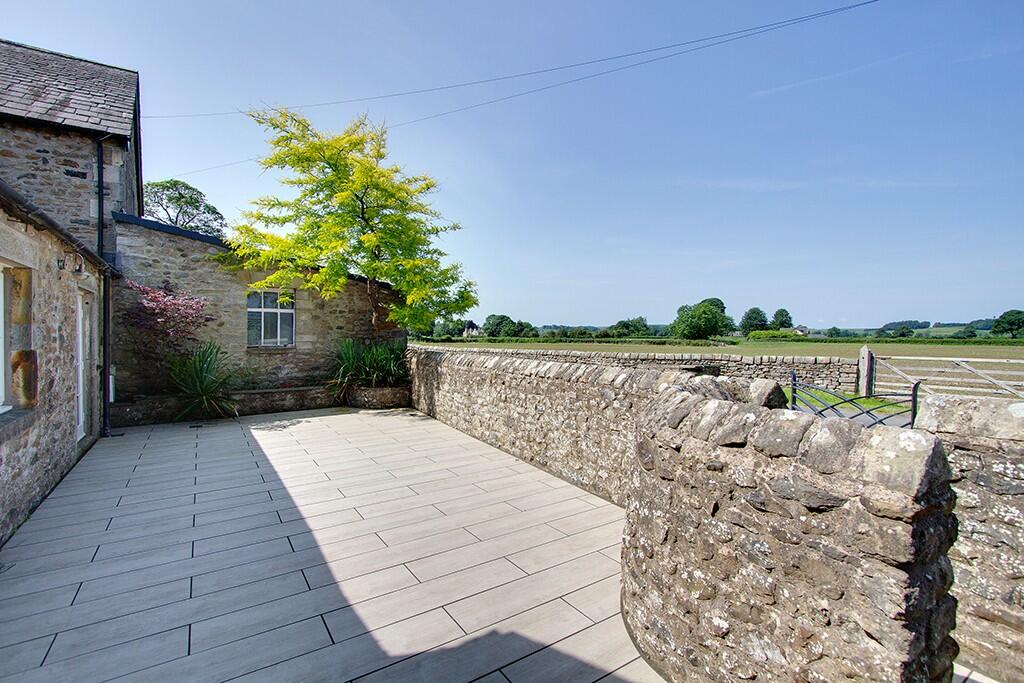 Rear terrace &amp; view