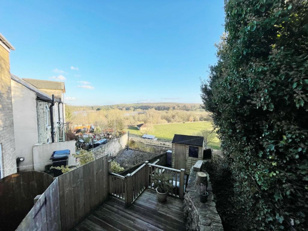 Patio and view