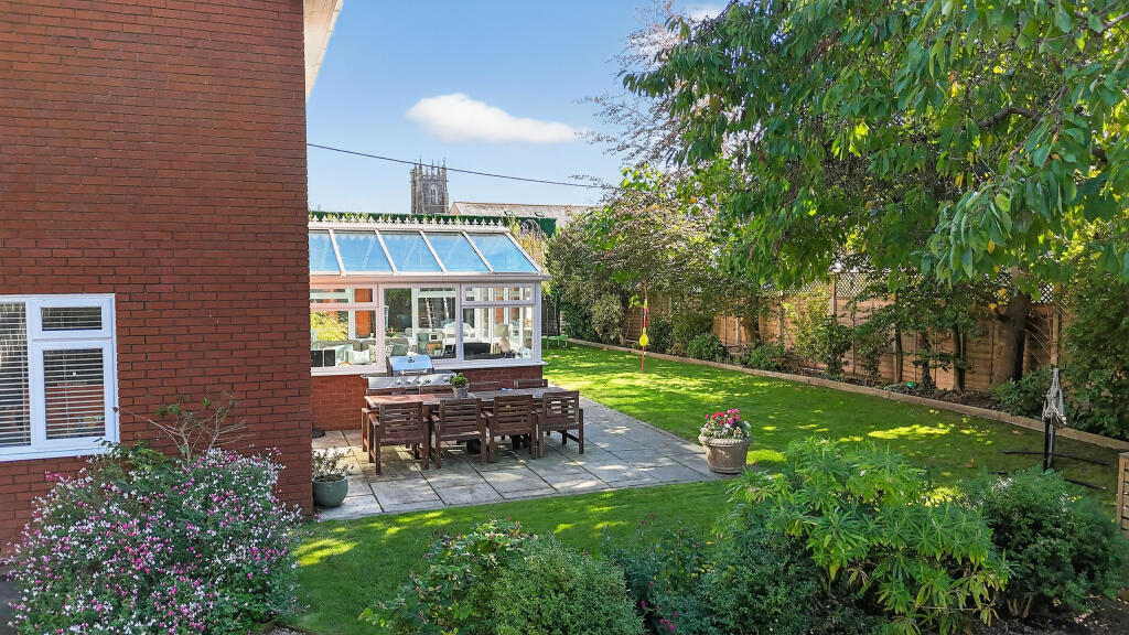 Garden with Church View
