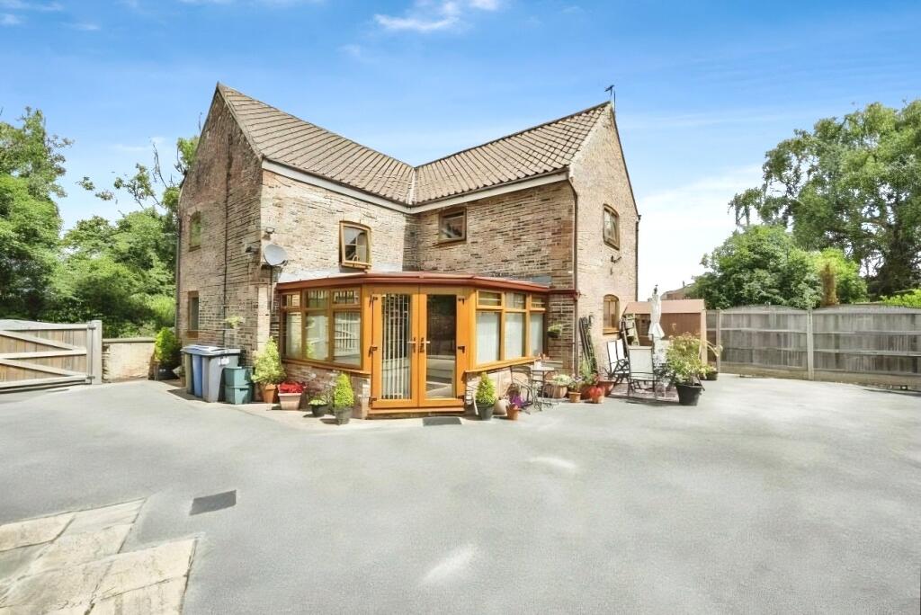 Rear Of Home