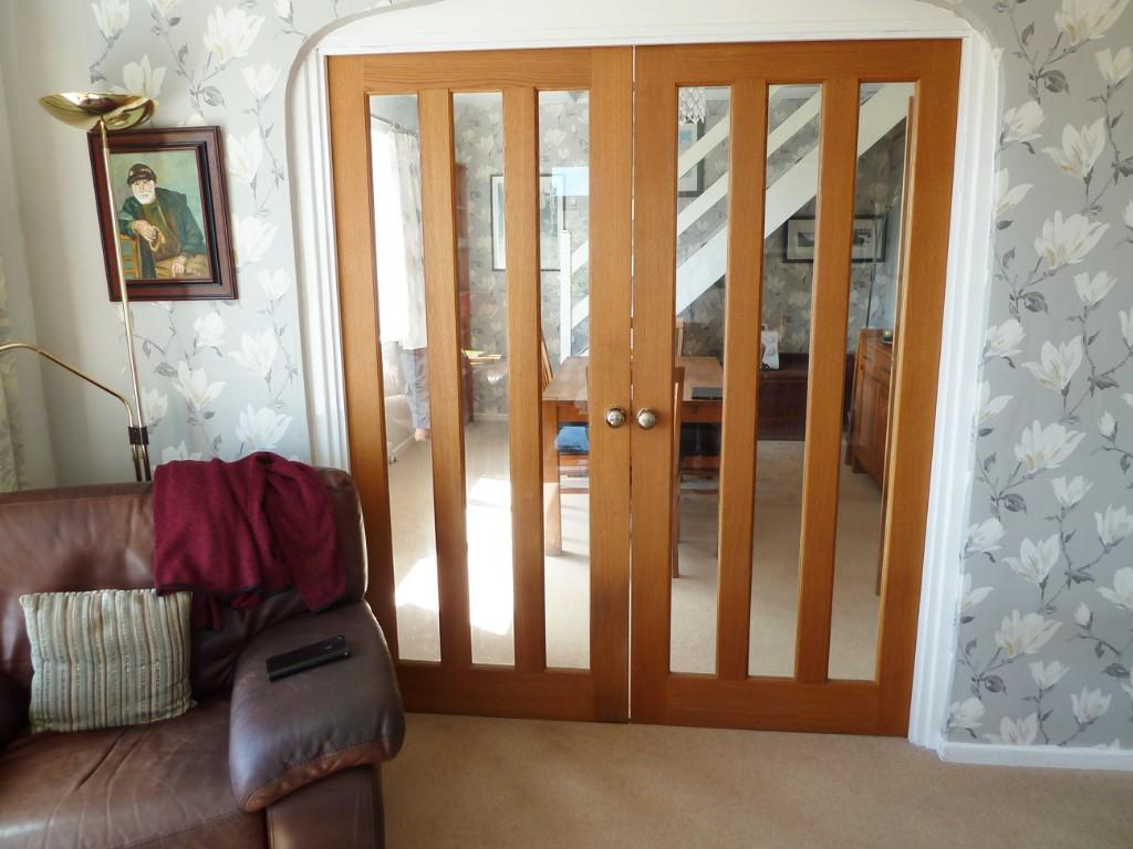 Doors to dining room