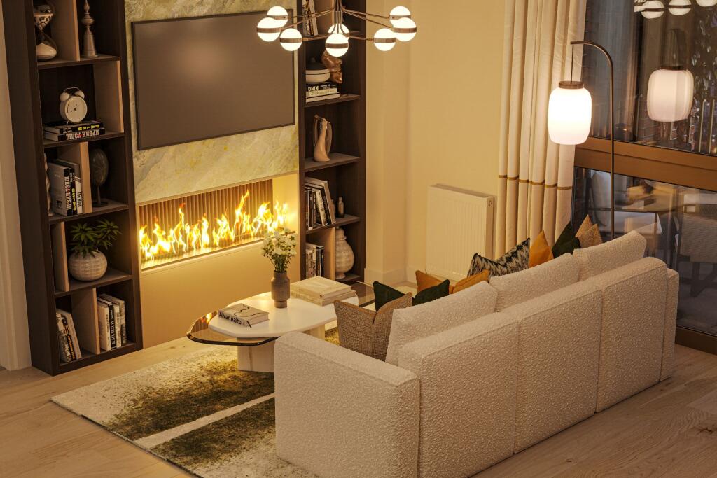 skyline living room