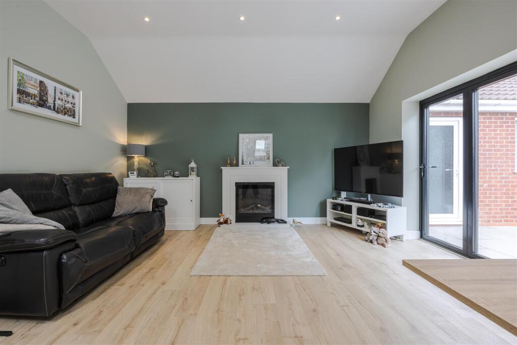 Open plan living area