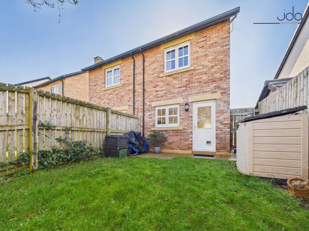 Rear of the property