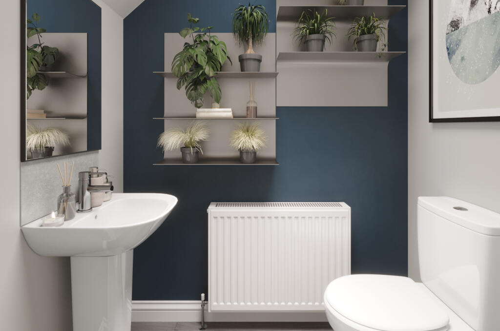 Downstairs Cloakroom CGI