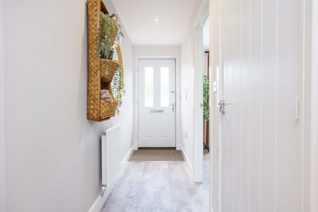 Bright entrance to the home