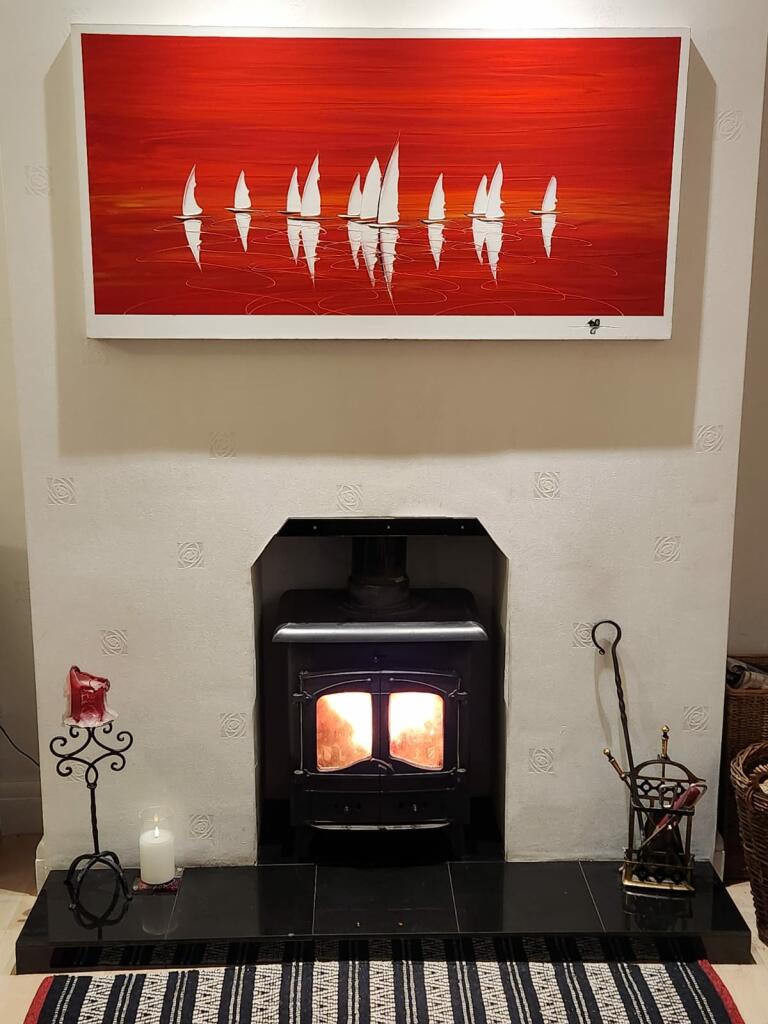 Living Room Fire and Hearth