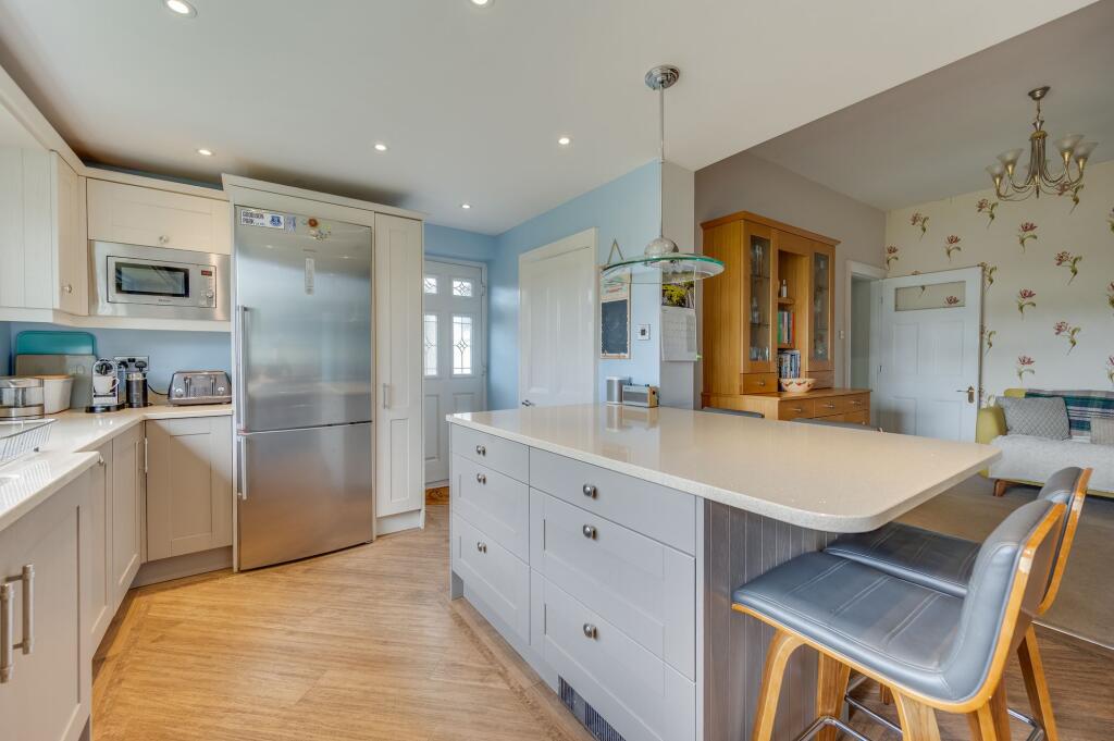 KITCHEN, DINER AND LIVING ROOM