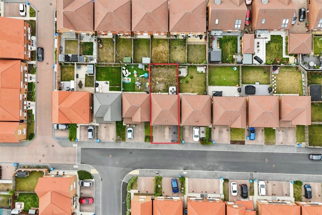 Aerial view of the property
