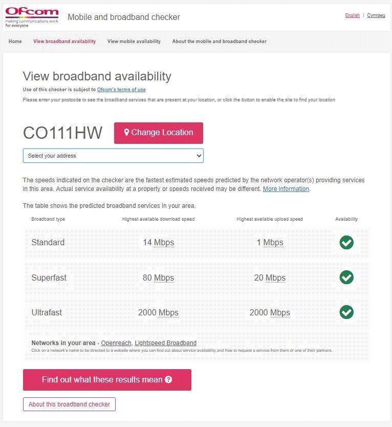 Broadband Check