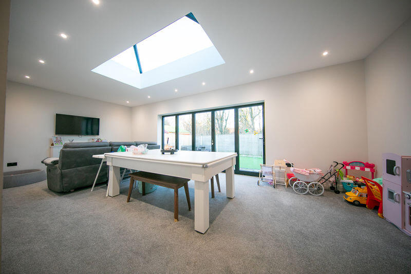 Open plan family room