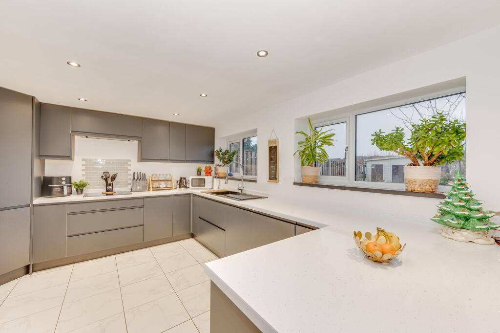 KITCHEN, DINER AND LIVING ROOM