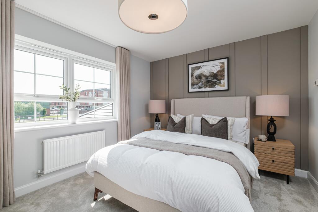 Interior view of the main bedroom in our 4 bed Kingsville home