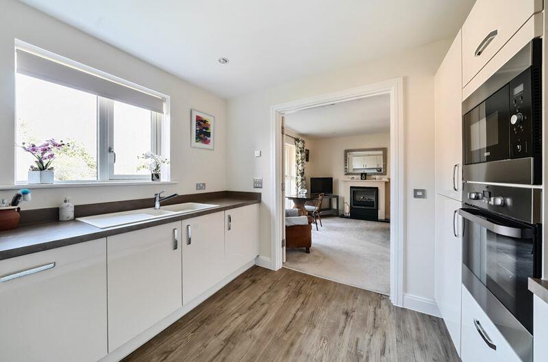 Kitchen through to living/dining room 