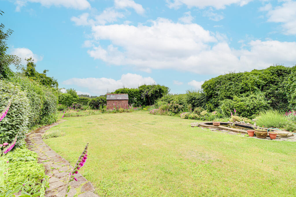 Rear garden