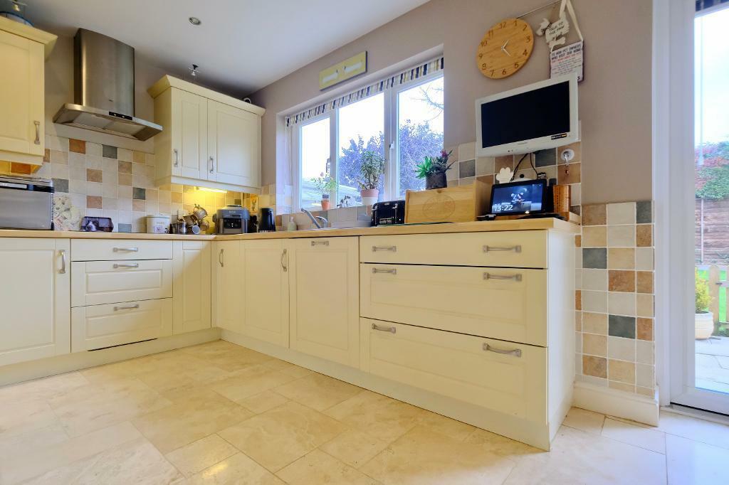 Kitchen with patio doors to the garden