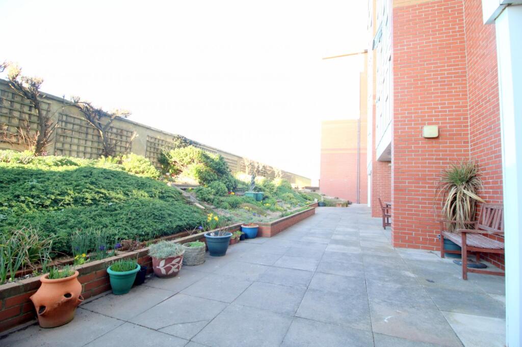 Communal garden area