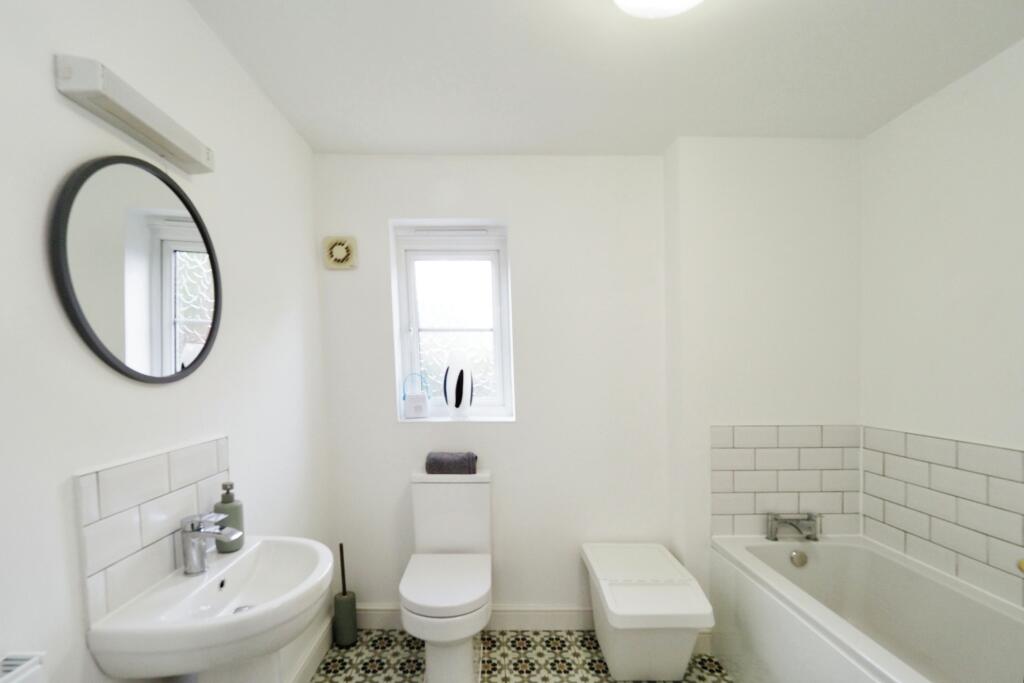 First Floor Bathroom with Brand New Suite, Flooring and Tiling
