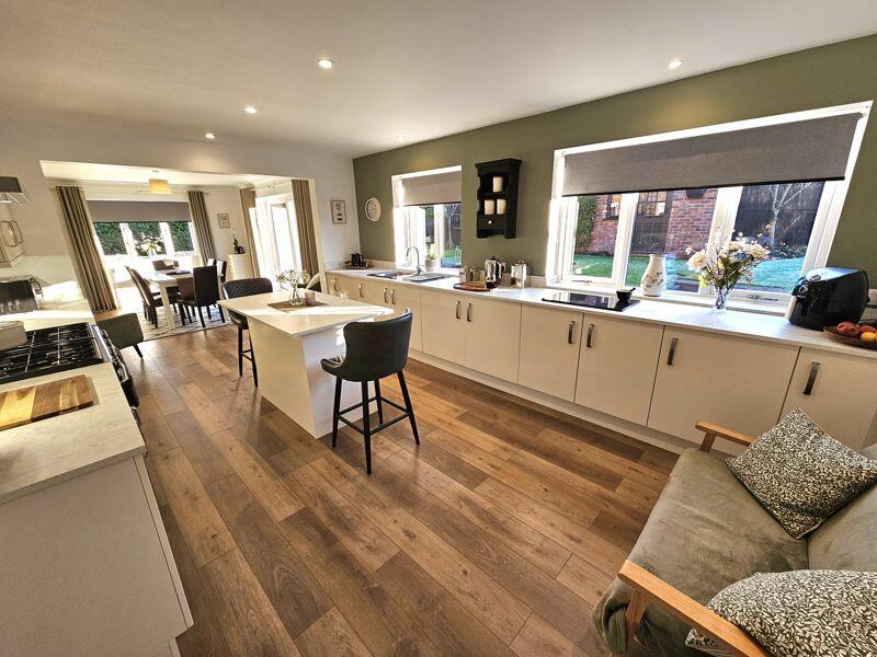 Kitchen into Dining Room