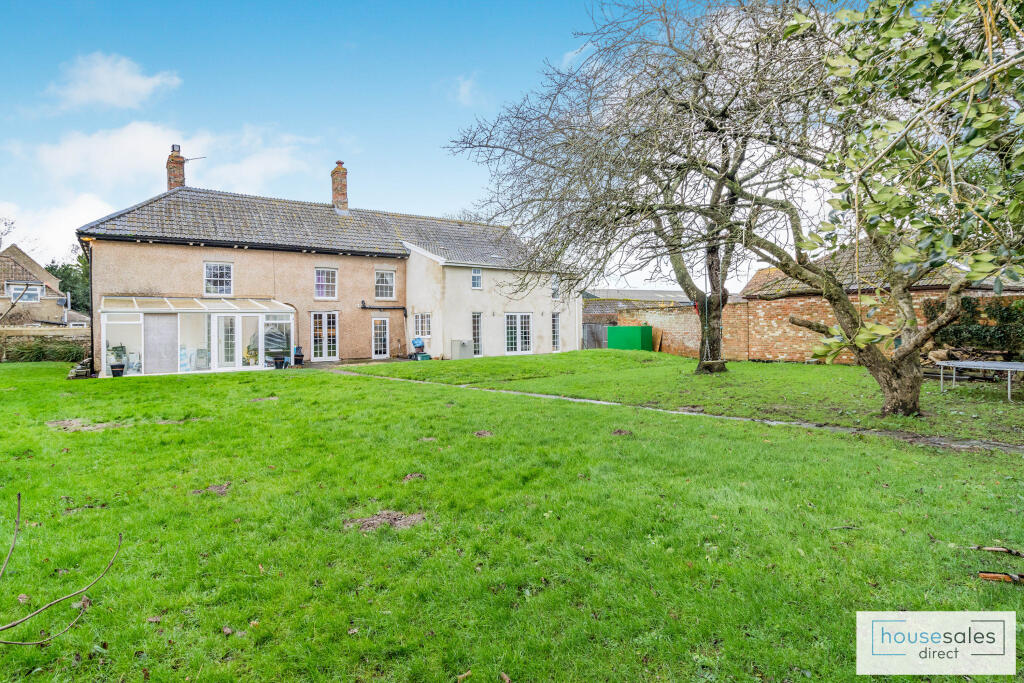 Rear of property
