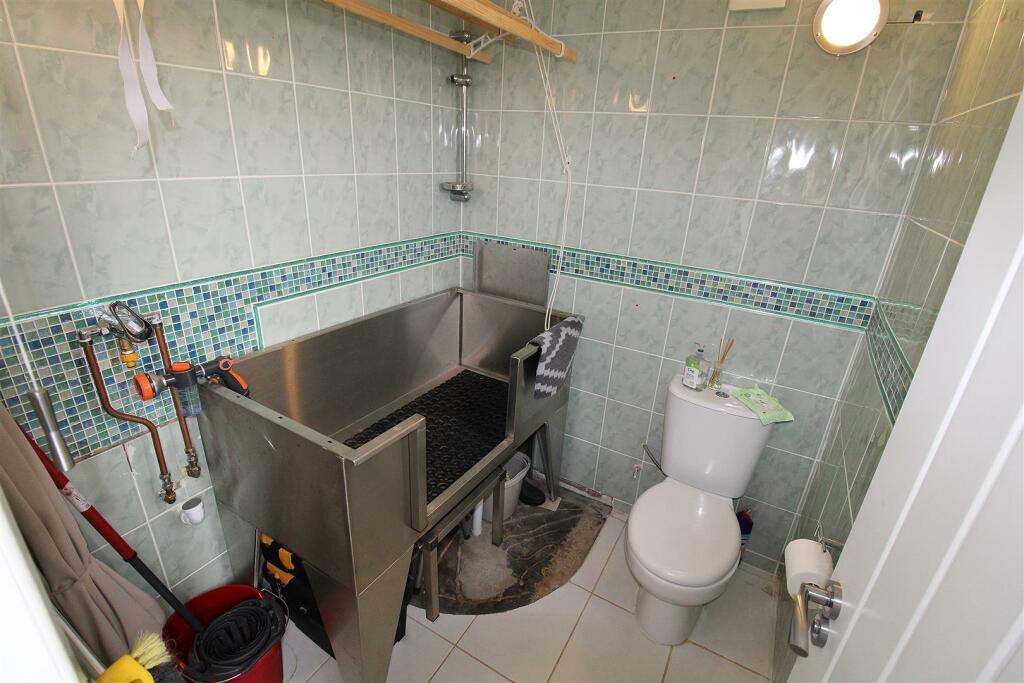 Downstairs WC and Dog Wash Station