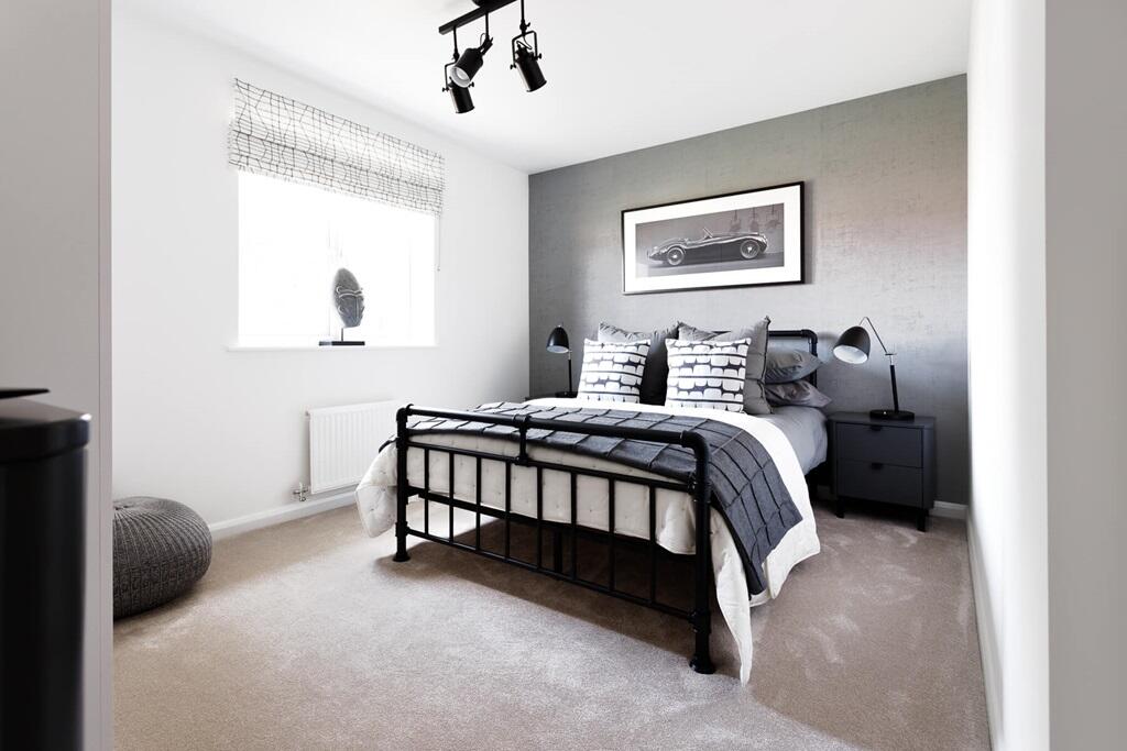 Bedroom two comfortable fits a double bed and also has an en suite