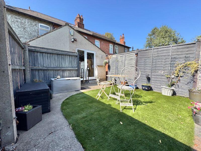 Astro turf patio area