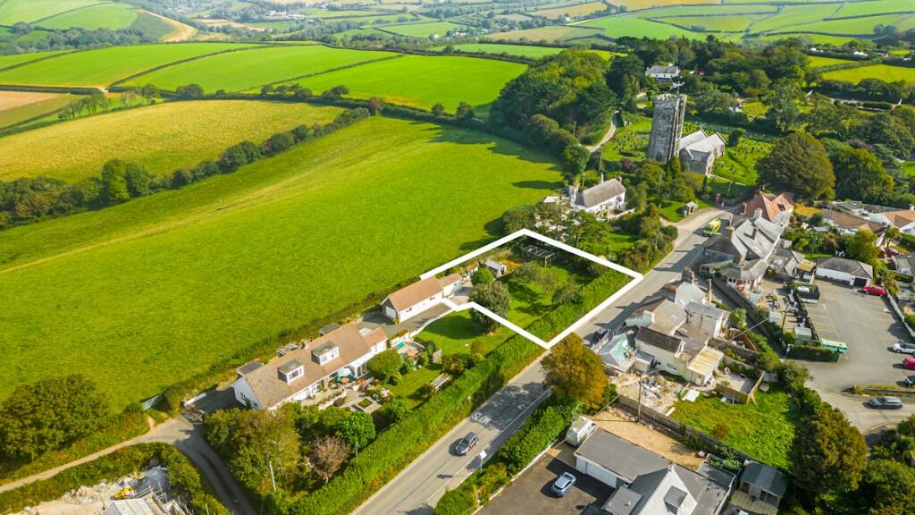 Aerial view of plot