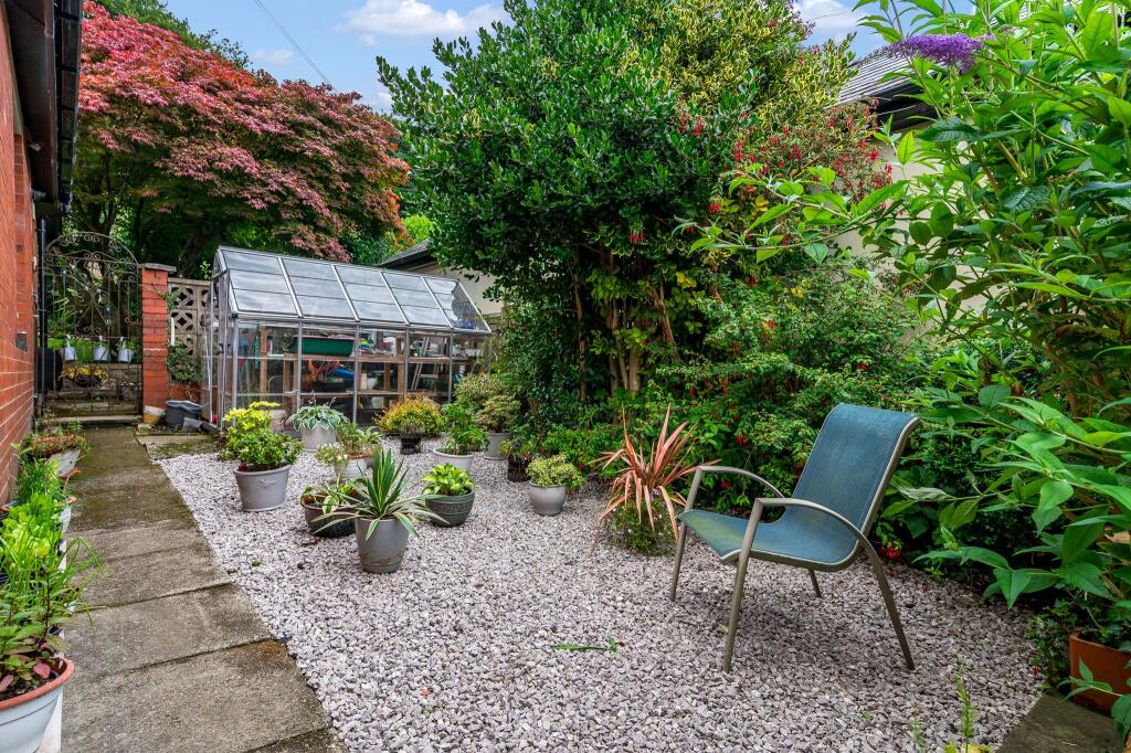 Greenhouse and Side Garden