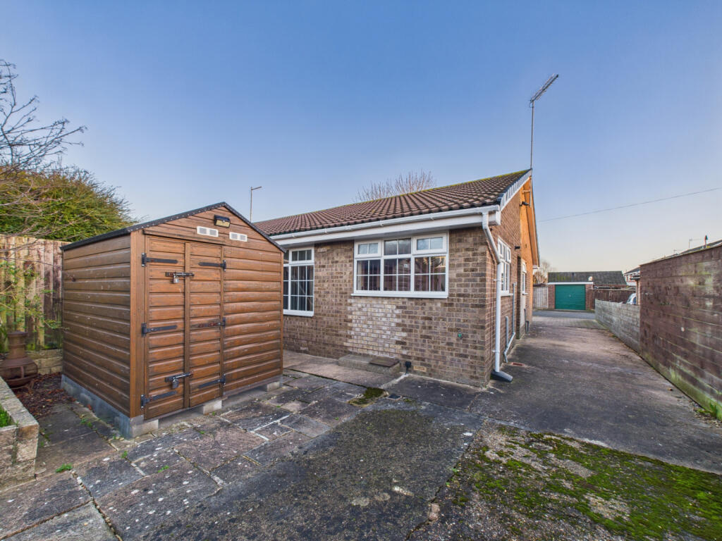 Rear of property