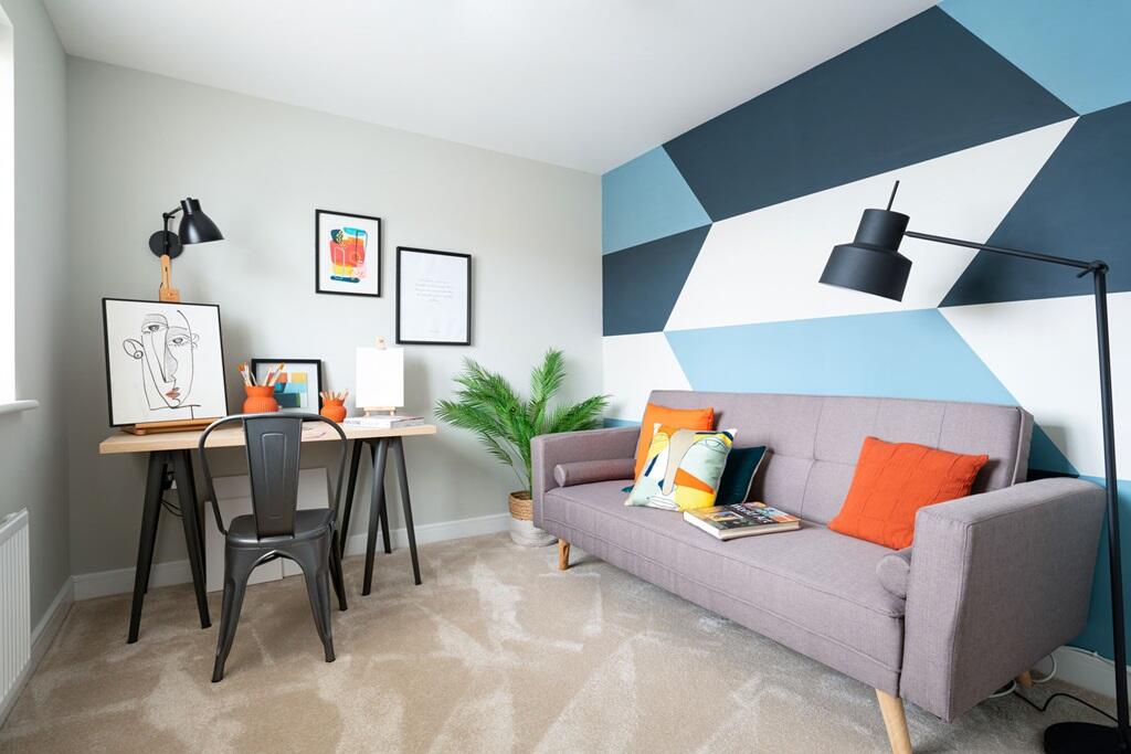 A bedroom or home office, make the space work for you