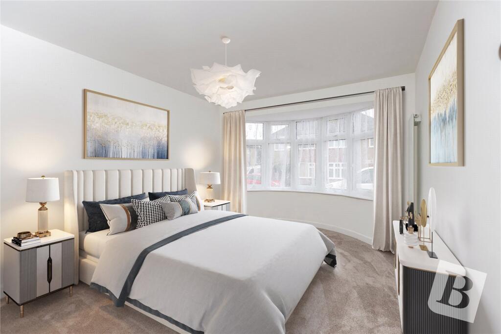Staged Bedroom