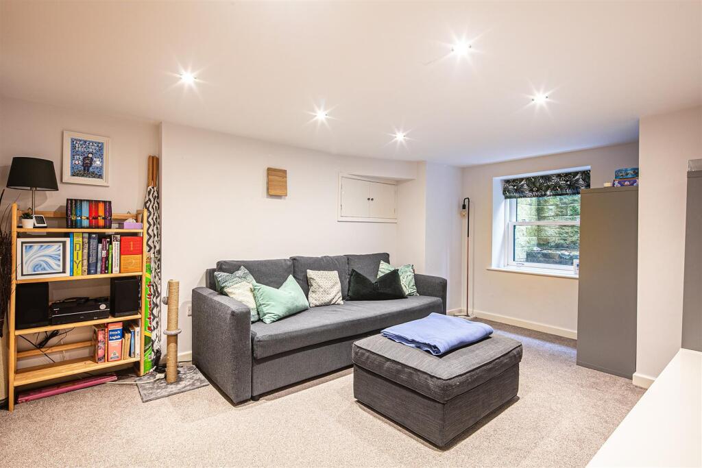 Basement reception/bedroom