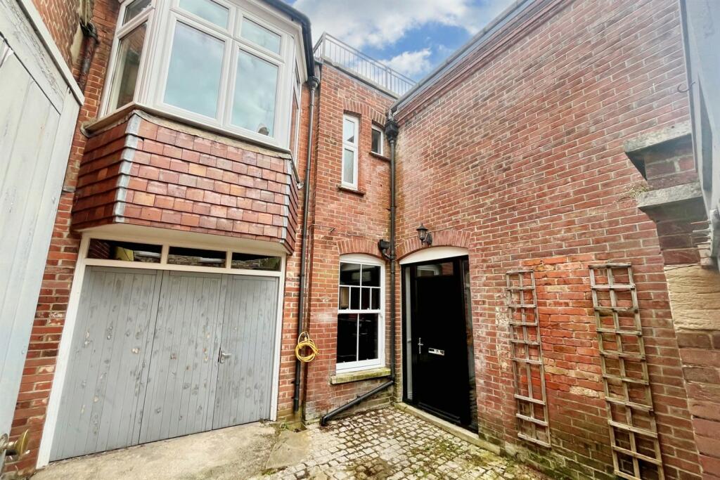 front of property 