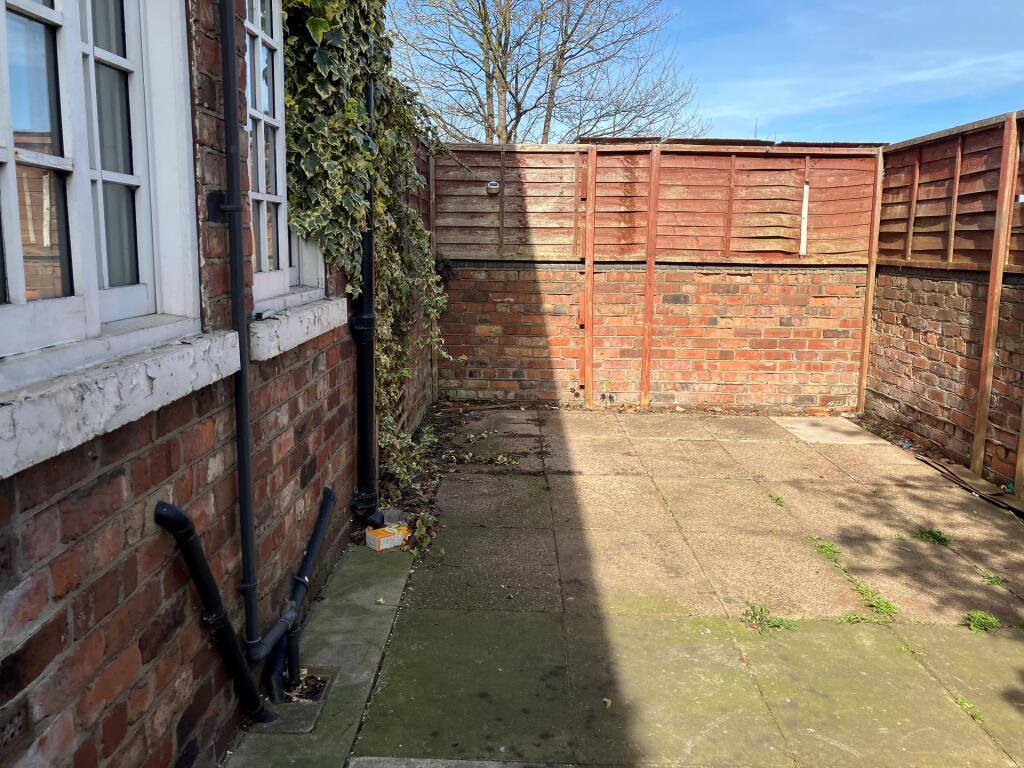 Rear garden