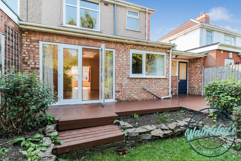 Rear patio