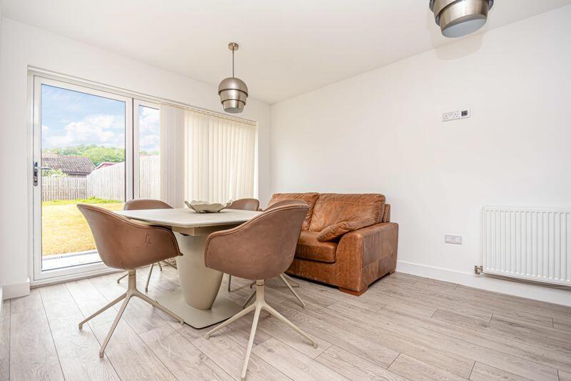 Kitchen with open plan dining area