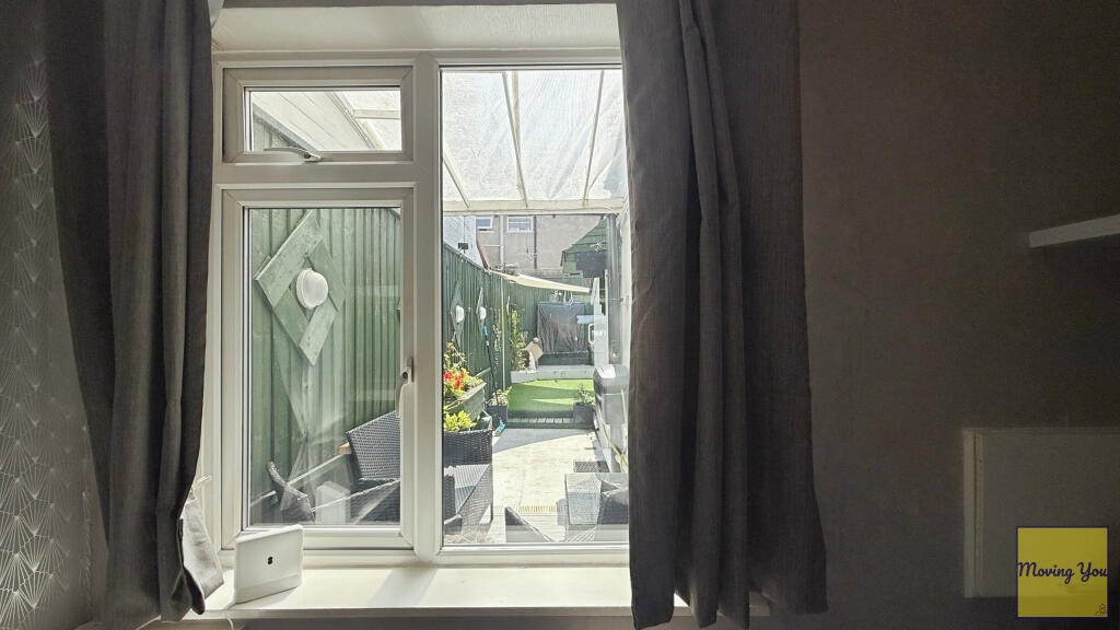 View through window