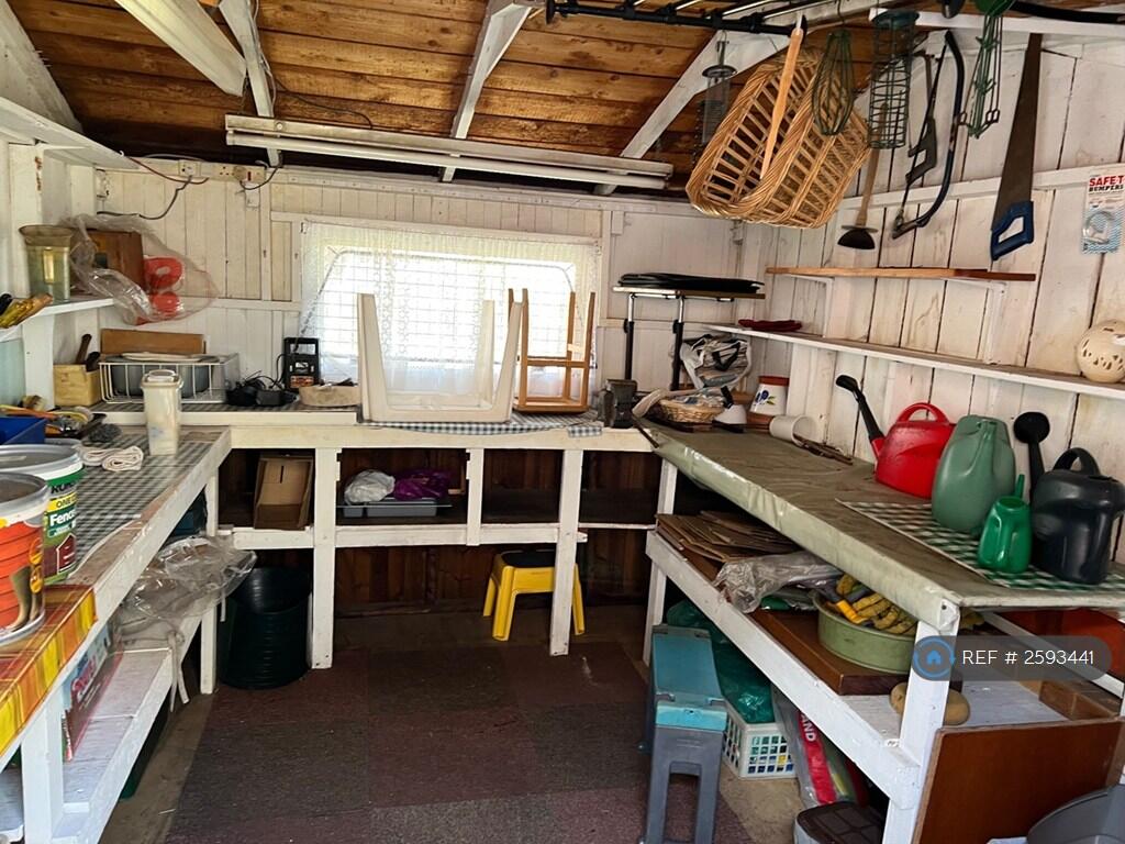 Garden Shed With Tools