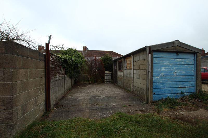 garage and hardstanding