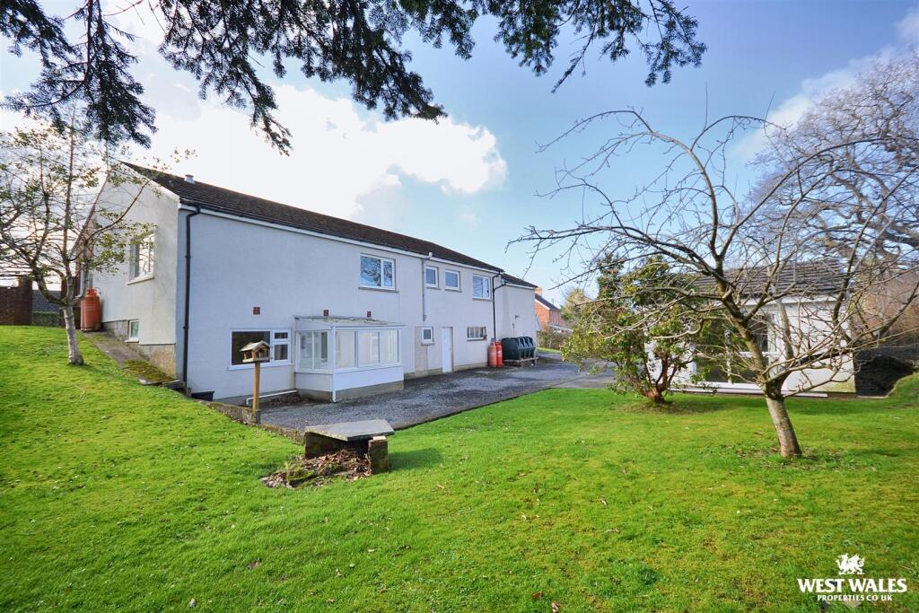 Rear of property