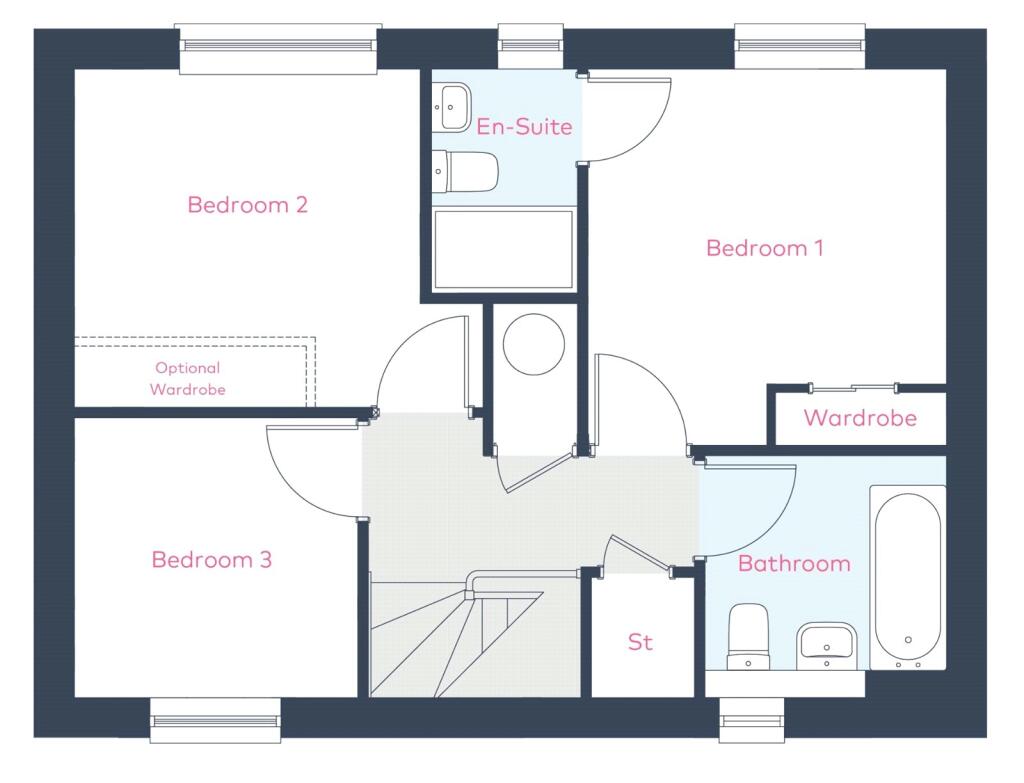 Floorplan Upper