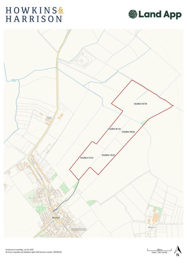 Sale Plan JPEG - Land to the rear of Willis Croft.