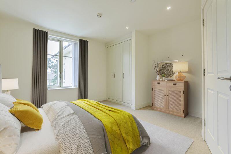 Master bedroom with fitted wardrobes