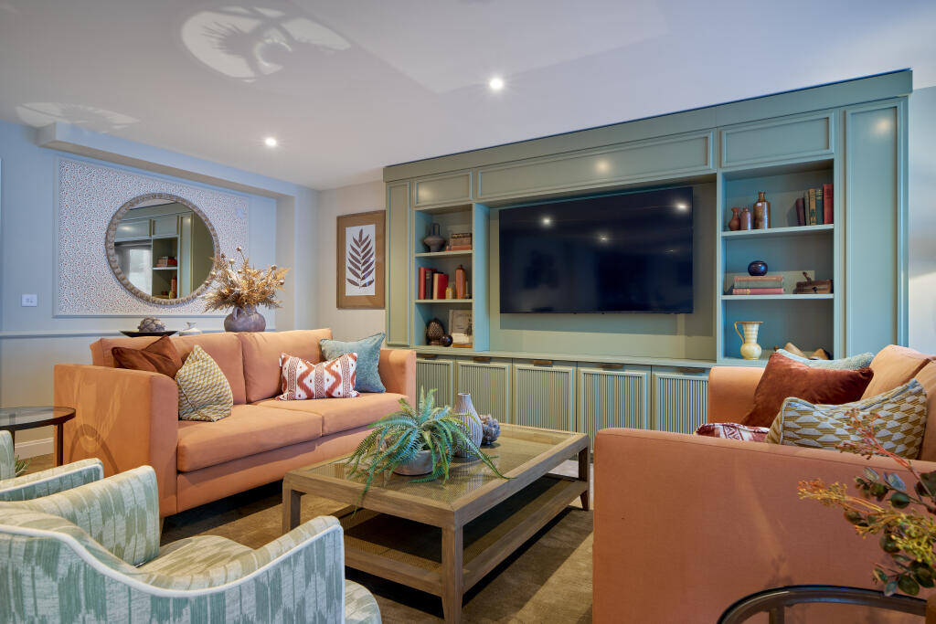 Typical communal lounge