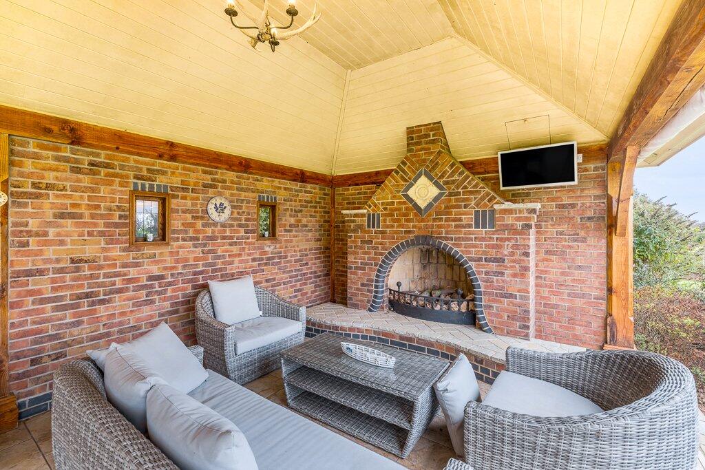 Covered Bbq Area