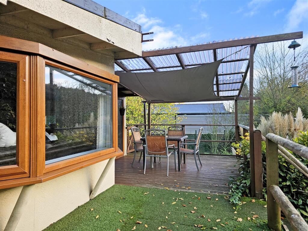 Decked terrace
