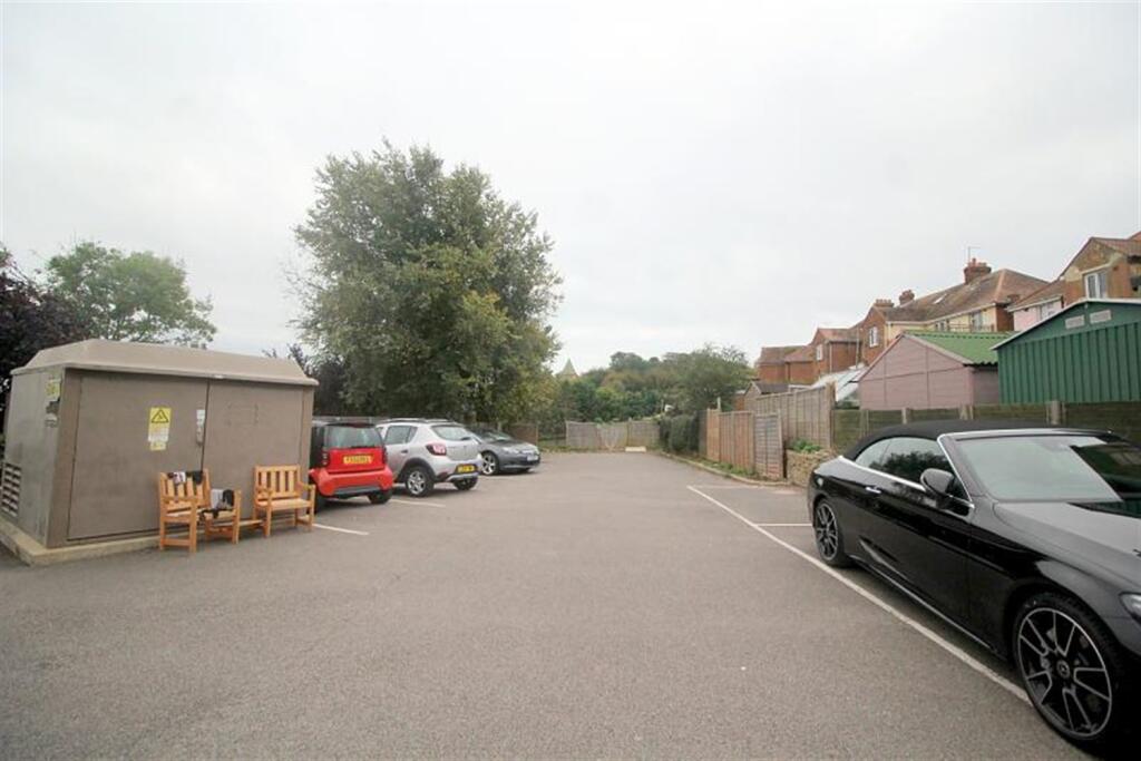 Car park at the rear