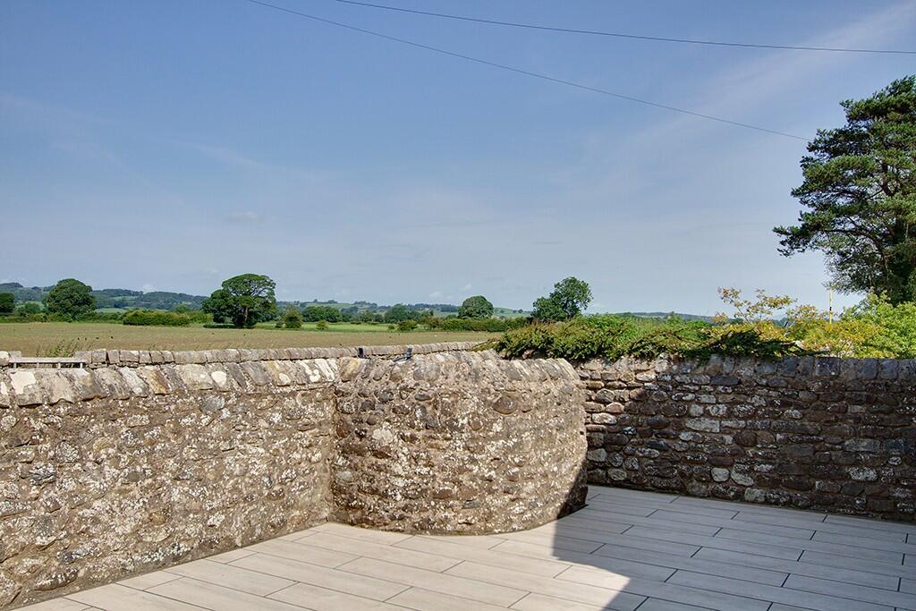 Rear terrace &amp; view