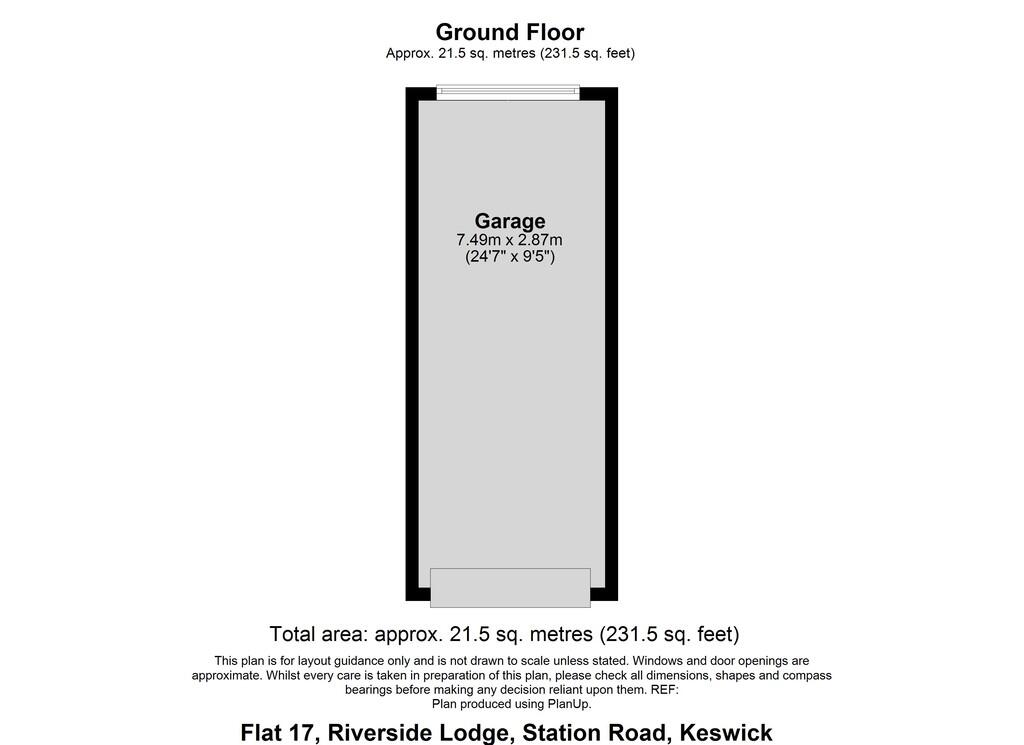 Floorplan garage